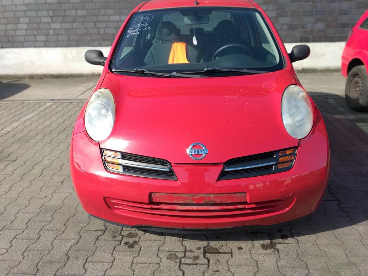 Nissan Micra K12 original Heckklappe mit Heckscheibe Z10 Rot Bj.2004